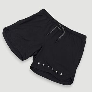 Battle Sports Fly Shorts 2.0 Mens‎ Large 5.5" Inseam Black Lined Athletic